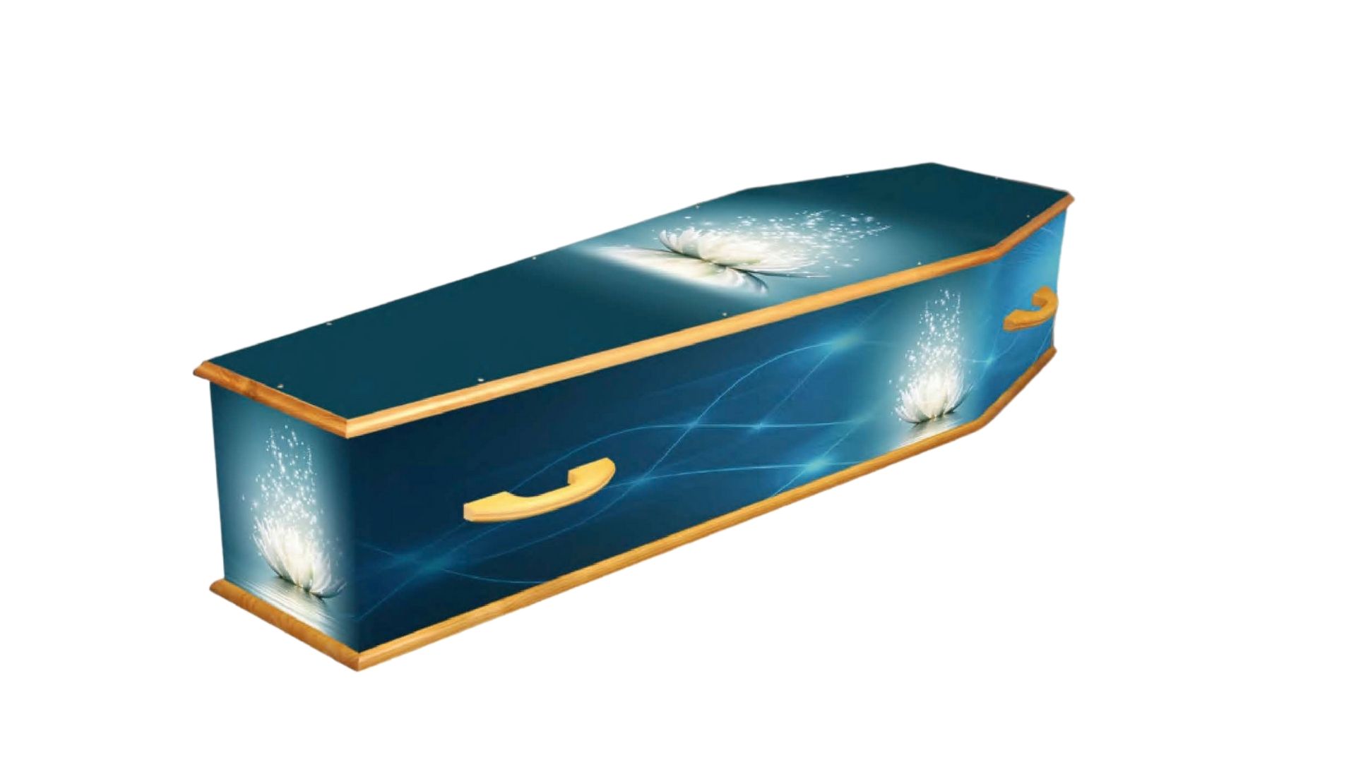 Cercueil personnalisé Lumière, Gamme Parisien, pin ou carton, 2040€