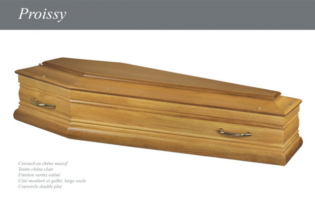 Cercueil Proissy, Chêne, 1800 €